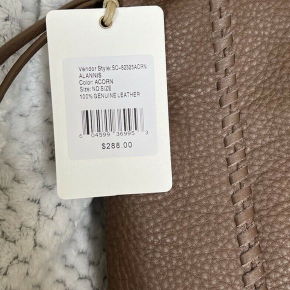 NWT Hobo Alannis Acorn Leather Shoulder Bag - Picture 7 of 12